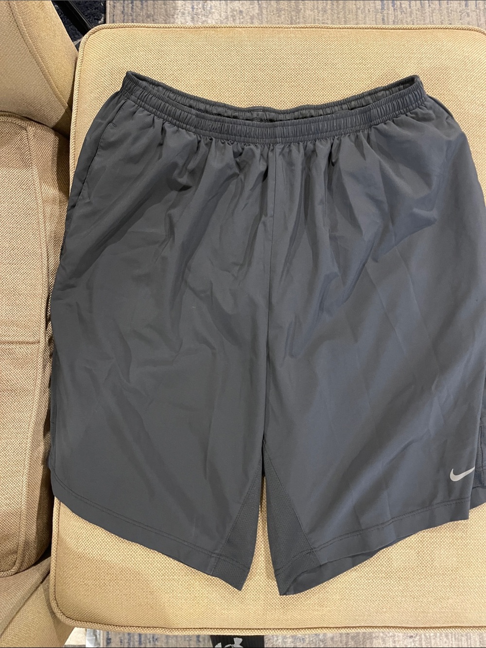 Nike running Men's Gray Athletic Shorts